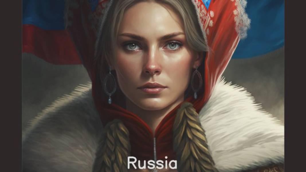 Yapay zekaya "Ülkeler güzel kadınlar olsaydı nasıl görünürlerdi?" diye sordular; işte sonuç! 55